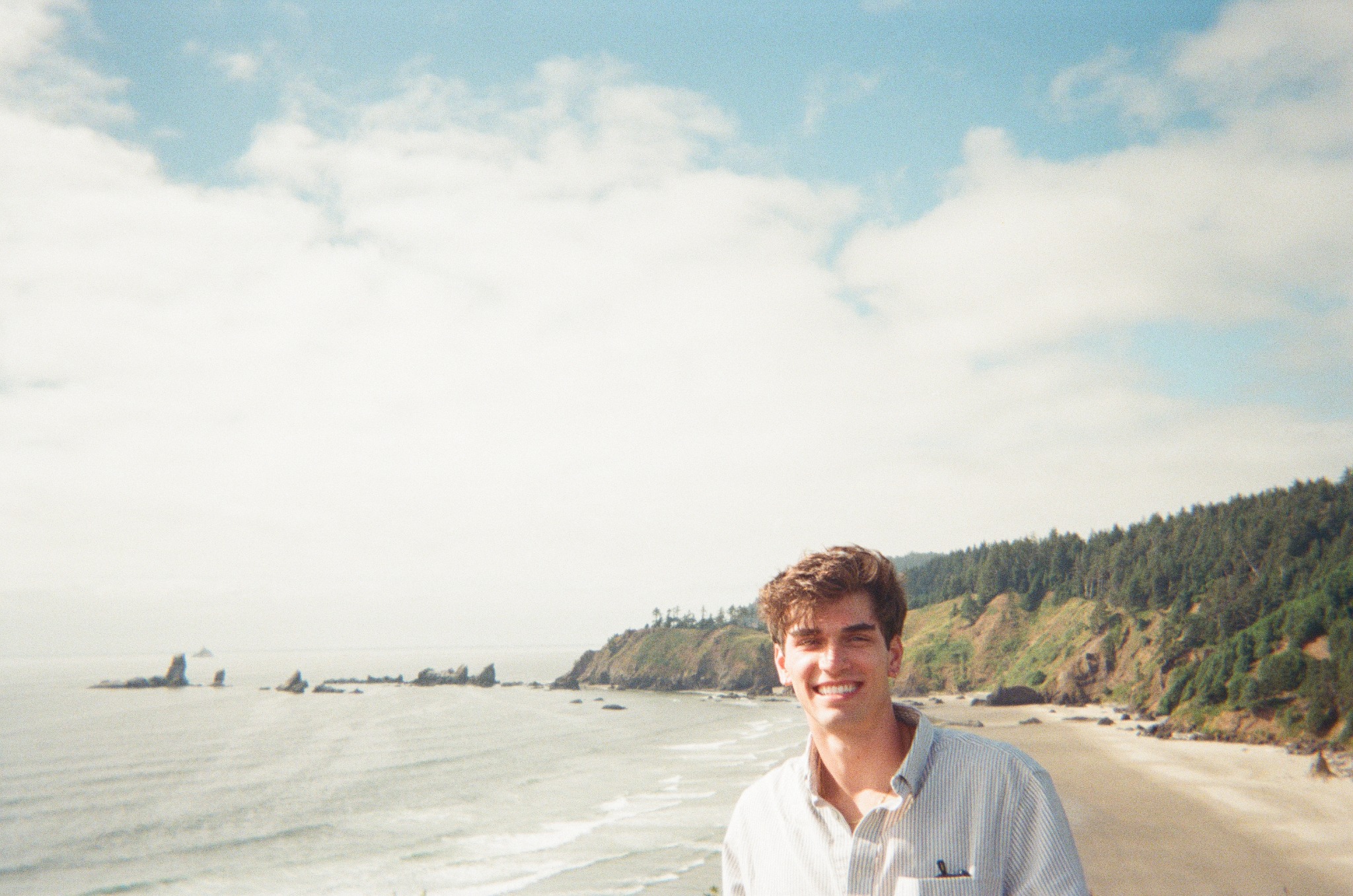 Truman Cowan near the coast